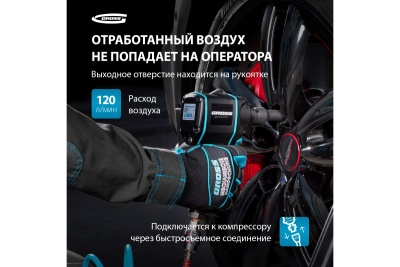 Пневматический ударный гайковерт GROSS G985 57440