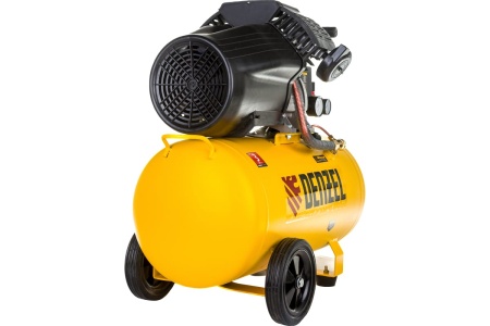 Воздушный компрессор DENZEL DCV2200/50 прямой привод, 2,2 кВт, 50 литров, 380 л/мин 58167