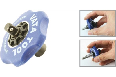 Микротрещотка для бит VATA 1/4" 49801-3