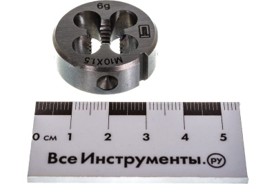 Плашка М10 х 1,5 мм СИБРТЕХ 77027