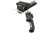 Тиски HAMMER Flex TS100 100мм, поворотные на струбцине 581859