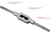 Метчикодержатель Stayer №4, М3-М12, 174мм, Professional 28035-4_z01