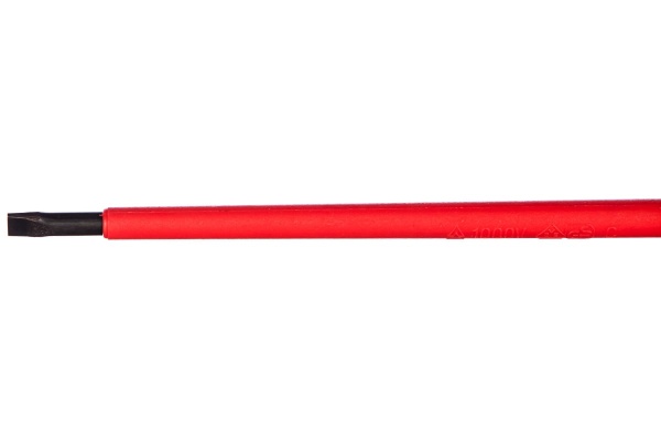 Диэлектрическая отвертка Felo Ergonic 5,5х1,0х125 плоская шлицевая 41305590