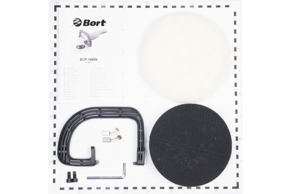 Угловая полировальная машина BORT BCP-1400N 93728076