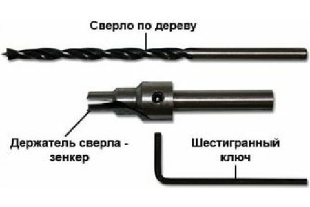 Сверло для мебельной стяжки (5х50 мм) ПРАКТИКА 774-924