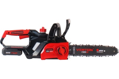 Аккумуляторная бесщеточная цепная пила VERTON Garden Green Pro BCS-2012 01.14201.14202