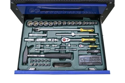 Тележка с инструментом AIST 98 пр. 4-32мм SL-гр 6 ящиков 0-901098M 00-00024691