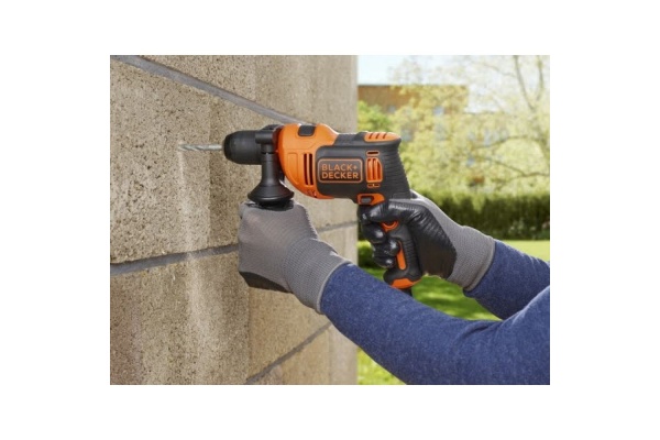 Электронная ударная дрель Black&Decker Omega BEH710K-QS