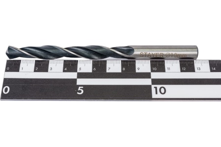 Набор сверл по металлу Professional 1-10 мм, HSS-R, сталь М2, 19 шт. STAYER 29602-H19-M_z01