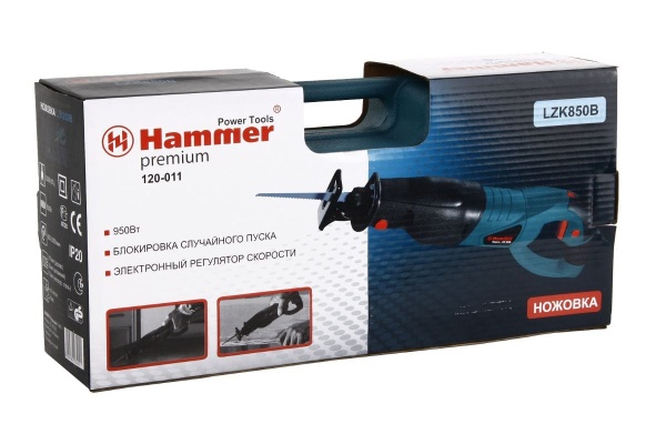 Сабельная пила HAMMER LZK850B PREMIUM 38167