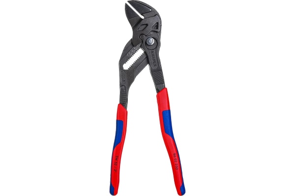 Переставные клещи KNIPEX 52 м, 250 мм, серые, 2К ручки KN-8602250