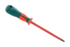 Шлицевая диэлектрическая отвертка Jonnesway, SL, DV13S6150 (D19S6150), 6,5х150мм