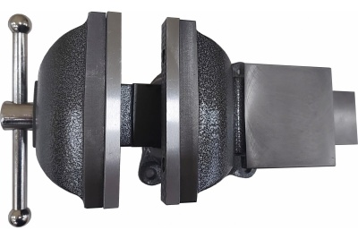 Слесарные тиски GRIFF 100 мм, серия PRO, поворотные, стальные, с наковальней g164024