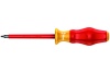 Отвертка диэлектрическая Wera, VDE, PZ 1х80 мм, WE-031611