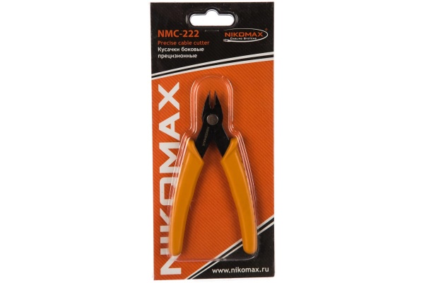 Боковые электромонтажные прецизионные кусачки /не для стали/ NIKOMAX NMC-222