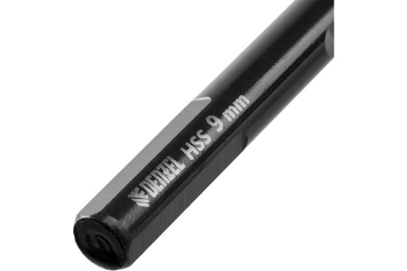 Сверло по металлу Golden Tip 9 мм, HSS-Tin, 8 шт, DIN 338 Denzel 717221