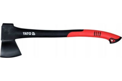 Плотницкий топор YATO 1400 гр 60 см, нейлоновая прорезиненная ручка YT-80073