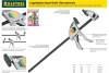 F-струбцина KRAFTOOL DIN 5117, двухкомпонентная ручка, 80x300мм 32011-080-300