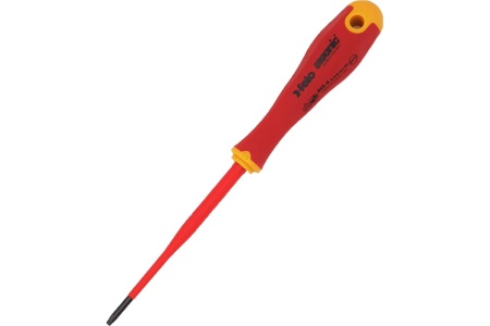 Диэлектрическая отвертка Felo SL 3,5х0,6, E-Slim Ergonic 41393590