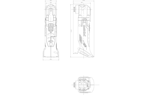 Многофункциональный инструмент | реноватор Metabo MT 18 LTX 613021890