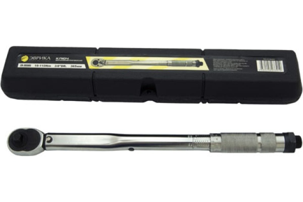 Динамометрический ключ ЭВРИКА 3/8DR 19-110Nm 365мм ER-30365