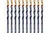 Сверло по металлу Golden Tip 5 мм, HSS-Tin, 10 шт, DIN 338 Denzel 717213