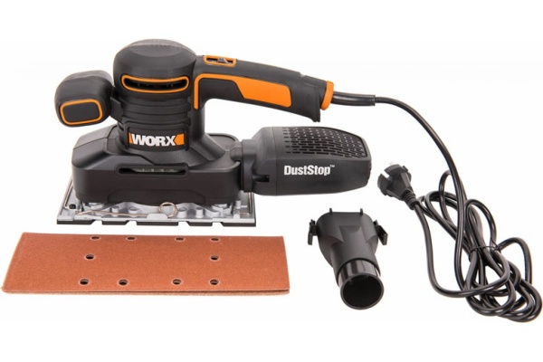 Электрическая виброшлифмашина WORX 250Вт WX641