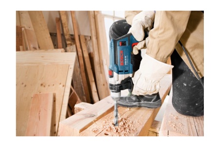 Ударная дрель Bosch GSB 16 RE + набор оснастки 0615990L2N