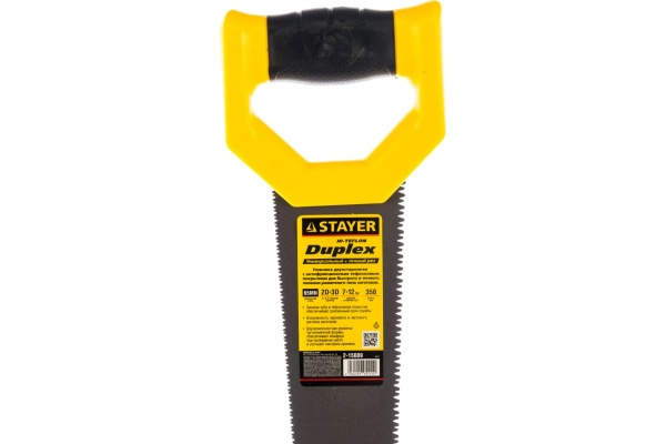 Ножовка двухсторонняя, 350мм STAYER HI-TEFLON 2-15089