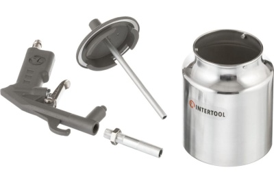 Пескоструйный пневматический пистолет с бачком INTERTOOL PT-0705