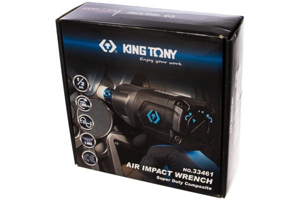 Пневматический ударный гайковерт KING TONY 33461-100