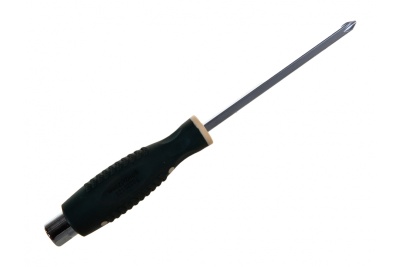 Крестовая силовая отвертка ROCKFORCE PH2.0х125 на пластиковом держателе RF-70220125