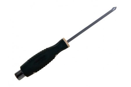 Крестовая силовая отвертка ROCKFORCE PH2.0х125 на пластиковом держателе RF-70220125