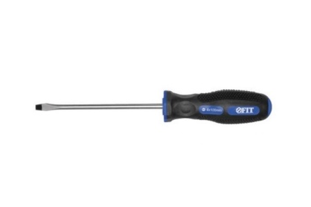 Шлицевая отвертка 5х100 мм SL  FIT IT 55136