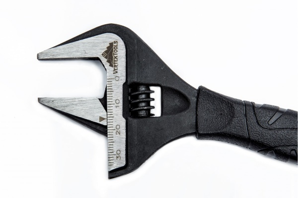 Разводной ключ vertextools 150 мм, увеличенный диапазон раскрытия 2110-150-150