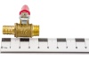 Краник латунный елочка 10 мм - резьба наружная 1/4" Pegas pneumatic 4417