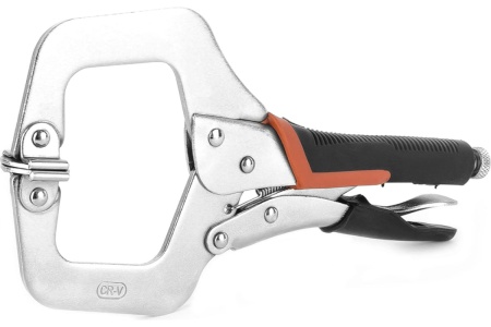 Зажимные клещи INTERTOOL C-type 150мм, Cr-V UT-5205
