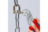 Переставные клещи-ключ Knipex 40 мм (1 1/2"), длина 180 мм, хром, 2К ручки, KN-8605180SB