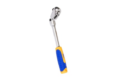 Удлиненная трещоточная рукоятка KRAFT шарнирная, 3/8”Dr, 72 зуба KT 705034