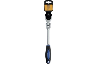 Вороток TUNDRA с трещоткой, квадрат 1/2", поворотная головка, 72 зуба, CrV 1799953