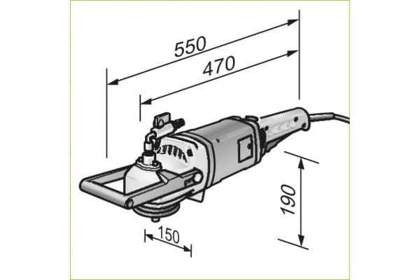 Шлифовальная машина с подачей воды FLEX LW 1202 SN PRCD 477788