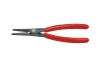 Щипцы KNIPEX прециз для внешних стопорн. колец, прям. губки, d 19-60 мм, чёрн.,1К ручки, KN-4911A2SB