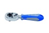 Трещотка (1/4", 108 мм, 72 зубца, флажковая, для головок и вставок бит) KING TONY 276A-04G