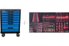 Тележка с 7 ящиками+ПОДАРОК инструмент 250 предметов KraftWell KRW-TTG+SET250