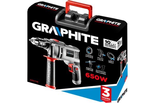 Ударная дрель GRAPHITE 58G726