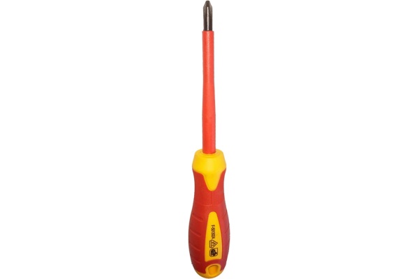 Диэлектрическая крестовая отвертка PH0*60мм, до 1000V Berger BG BG1055