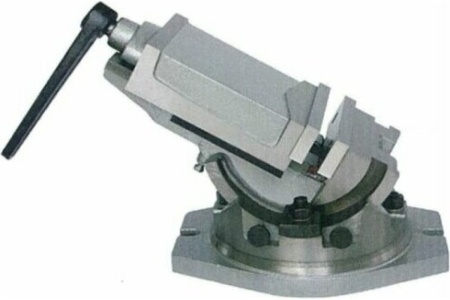 Станочные тиски GRIFF 100мм, 9.5кг, поворотные, с закр. винтом, серия QH b241002
