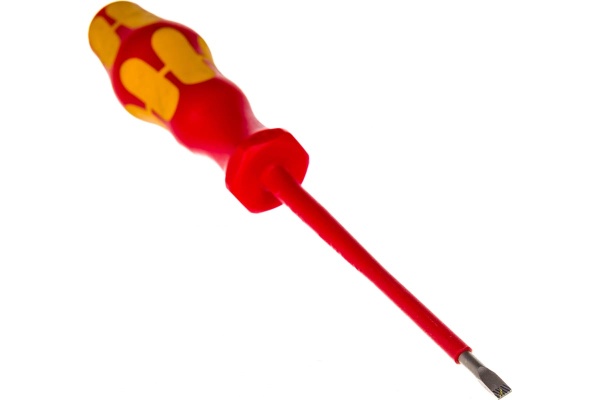 Отвёртка диэлектрическая Wera, VDE, SL 0.8х4.0х100 мм, WE-006115