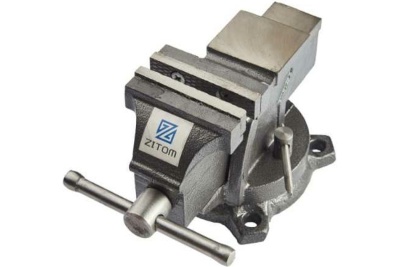 Слесарные тиски ZITOM 125 мм, поворотные bv10125