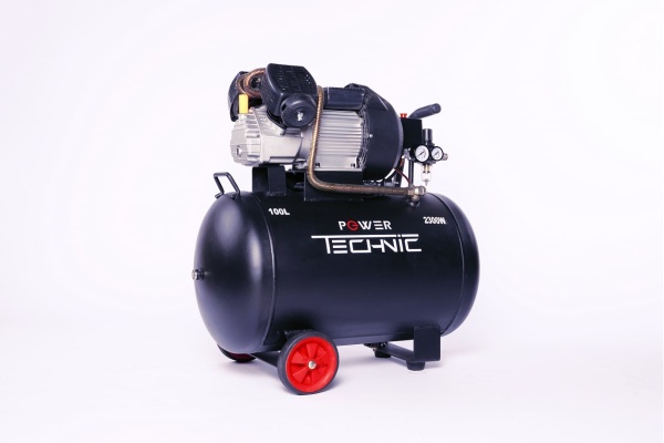 Компрессор POWER TECHNIC коаксиальный, 220В, 2300Вт, 440 л/мин, ресивер 100 л ACD440/100